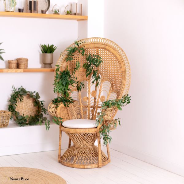 Rattan Möbel nachhaltig - großer Rattan Stuhl