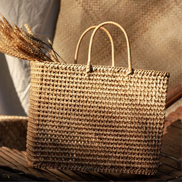 Rattan Möbel nachhaltig - Einkaufstasche aus Rattan