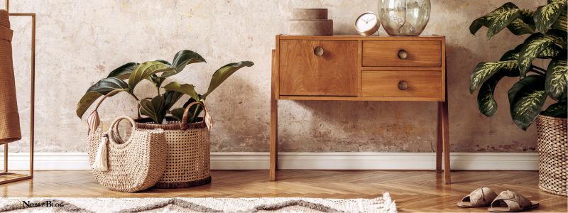 Boho Rattan Deko Rattan Möbel nachhaltig - Boho Zimmer mit Rattan Dekoration