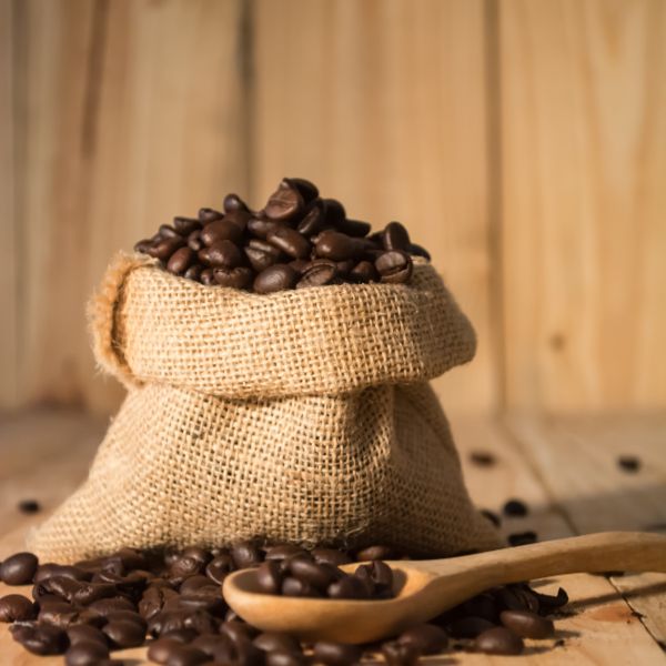 Nachhaltige Naturstoffe für Dekoration - Jute Sack