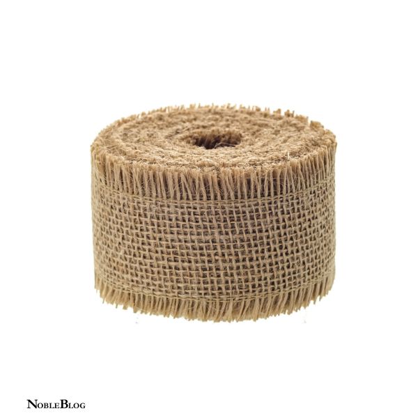 Nachhaltige Naturstoffe für Dekoration - Jute Tischband