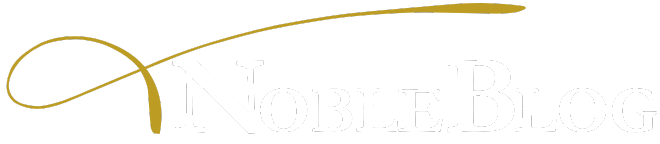 weißes Logo von Nobleblog.de
