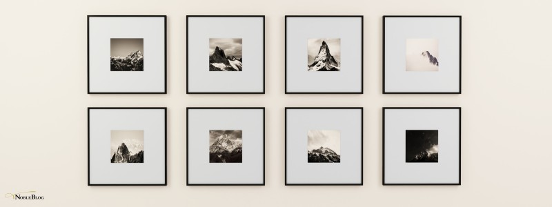 Minimalismus vs. Maximalismus – minimalistische Bilderwand Minimalismus vs. Maximalismus - minimalistische Bilderwand