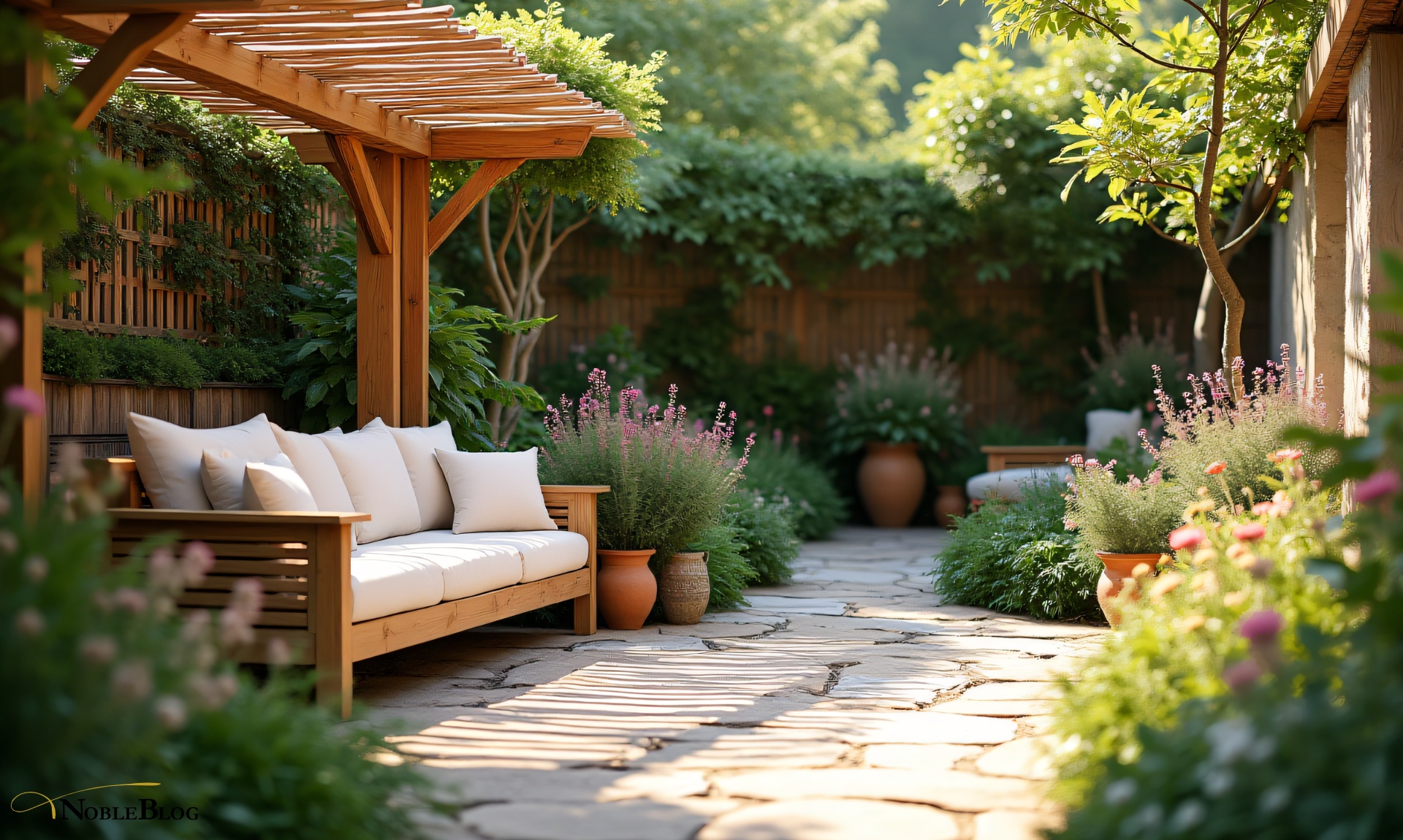 kleiner Garten – Sitzplatz kleiner Garten - Sitzplatz